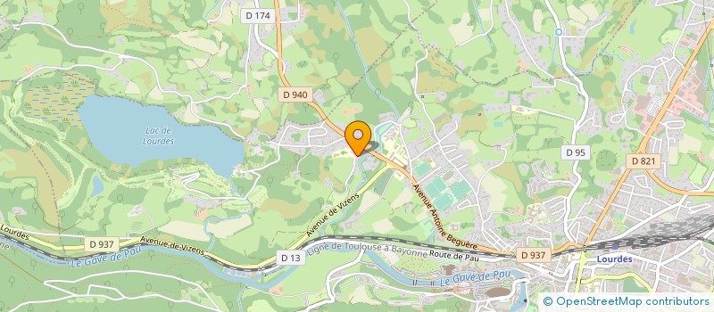 localisation de l'entreprise SOFINAIM-SOCIETE DE FINANCEMENT IMMOBILIER MARC  LOURDES