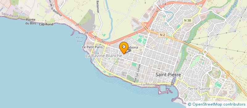 localisation de l'entreprise SOFINANCES à SAINT-PIERRE