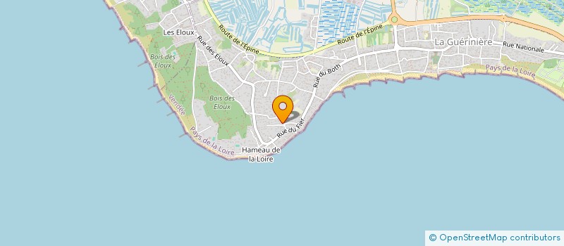 localisation de l'entreprise SOFINAV  LA GUERINIERE