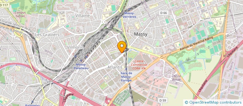 localisation de l'entreprise SOFINCO PARTICIPATIONS à MASSY