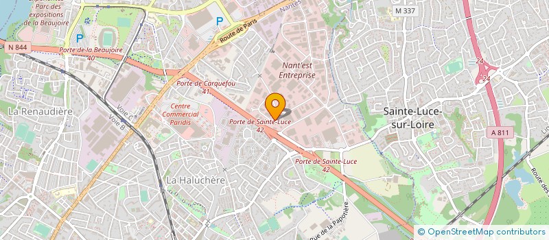 localisation de l'entreprise SOFINEC à NANTES