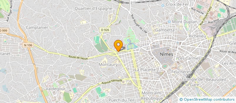 localisation de l'entreprise SOFINERGIE  NIMES