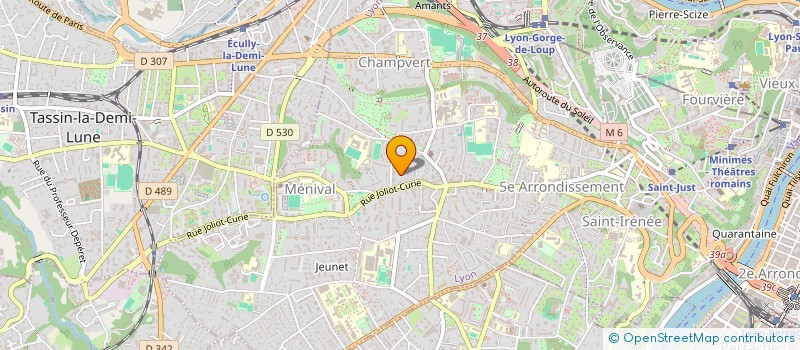 localisation de l'entreprise SOFINES  LYON