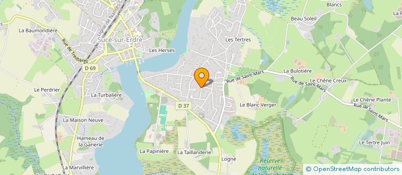 localisation de l'entreprise SOFINES  SUCE-SUR-ERDRE