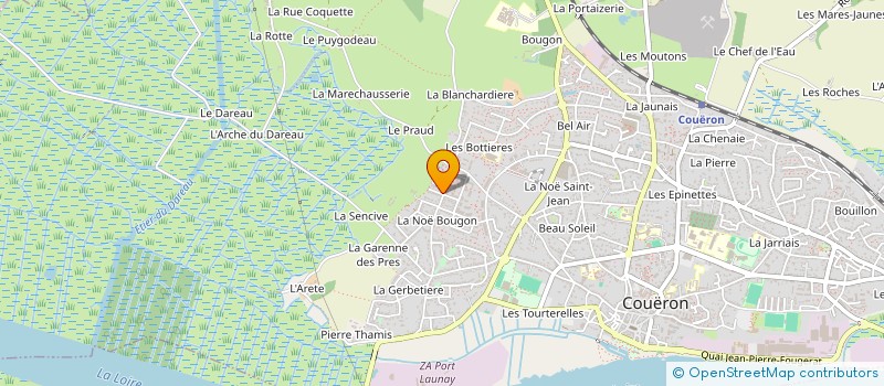 localisation de l'entreprise SOFINET44 à COUERON