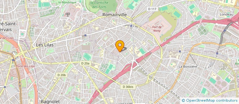localisation de l'entreprise SOFINEV à ROMAINVILLE