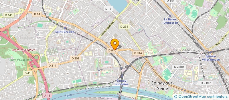 localisation de l'entreprise SOFININFOR à EPINAY-SUR-SEINE
