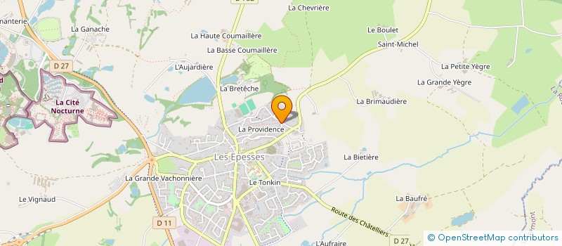 localisation de l'entreprise SOFINRO à LES EPESSES