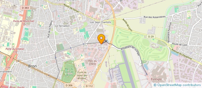 localisation de l'entreprise SOFINSO  BRON