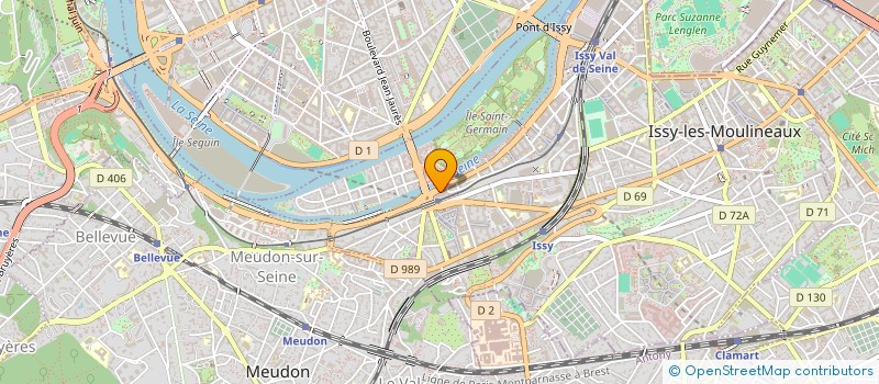 localisation de l'entreprise SOFINSOD à ISSY-LES-MOULINEAUX