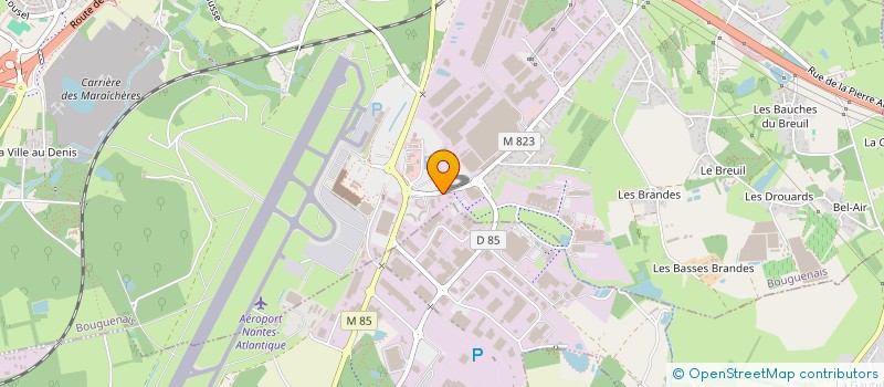 localisation de l'entreprise SOFINTHER à BOUGUENAIS