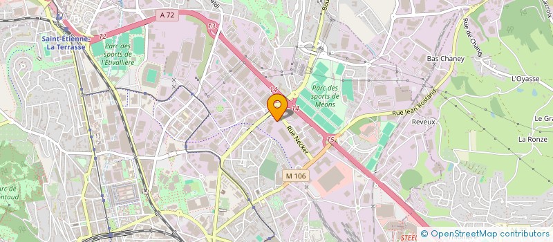 localisation de l'entreprise SOFIPA  SAINT-ETIENNE