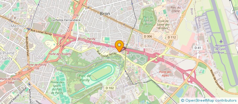 localisation de l'entreprise SOFIPA à BRON