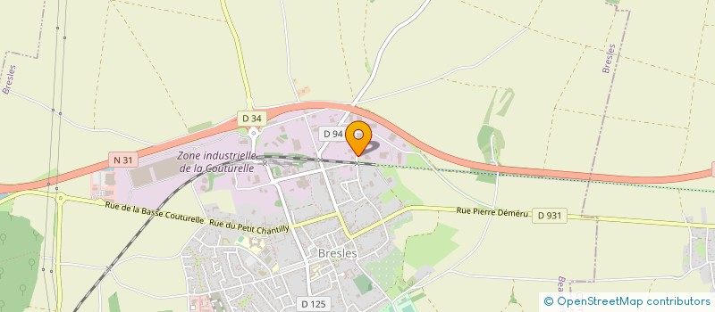 localisation de l'entreprise SOFIPACKS à BRESLES