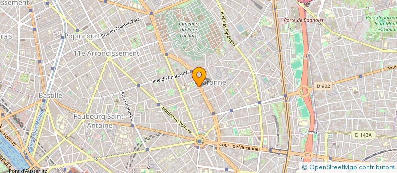 localisation de l'entreprise SOFIPAG à PARIS