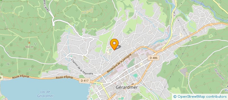 localisation de l'entreprise SOFIPAG SARL  GERARDMER