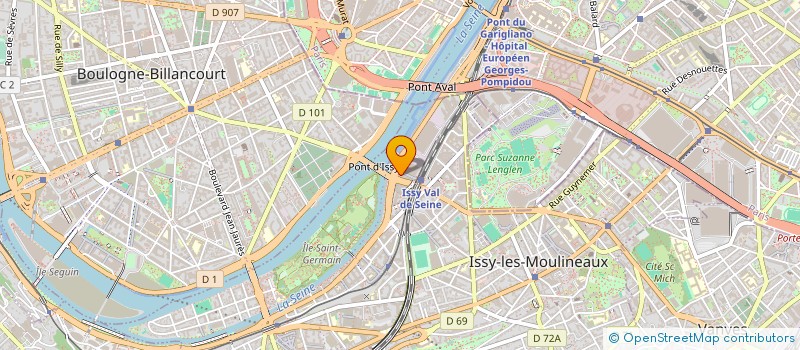localisation de l'entreprise SOFIPAP à ISSY-LES-MOULINEAUX