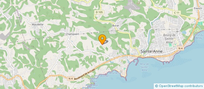 localisation de l'entreprise SOFIPAR  SAINTE-ANNE