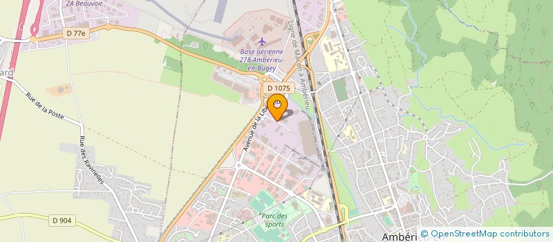 localisation de l'entreprise SOFIPARM  AMBERIEU-EN-BUGEY