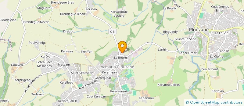 localisation de l'entreprise SOFIPAT  LOCMARIA-PLOUZANE