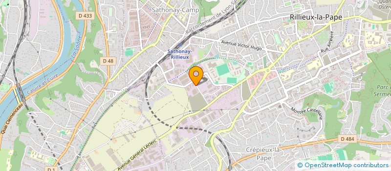 localisation de l'entreprise SOFIPE à RILLIEUX-LA-PAPE