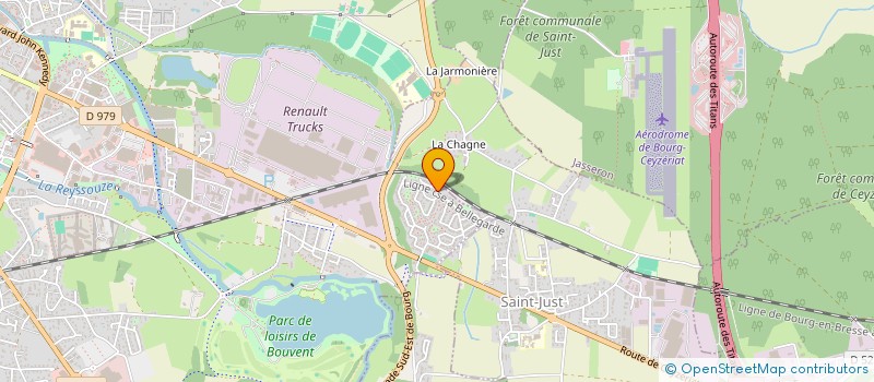 localisation de l'entreprise SOFIPLACK à BOURG-EN-BRESSE