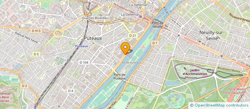 localisation de l'entreprise SOFIPROM à PUTEAUX