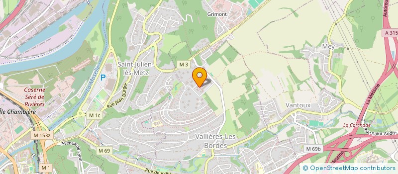 localisation de l'entreprise SOFIR SAL à METZ