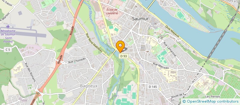 localisation de l'entreprise SOFIREC à SAUMUR