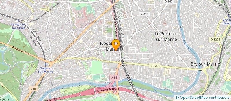 localisation de l'entreprise SOFIRED à NOGENT-SUR-MARNE