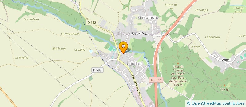 localisation de l'entreprise SOFIRI à COUDUN