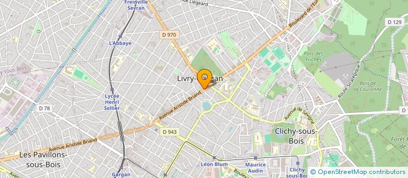 localisation de l'entreprise SOFIRID à LIVRY-GARGAN
