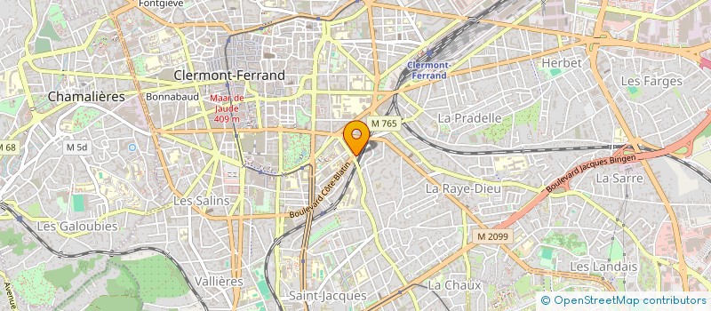 localisation de l'entreprise SOFIROC  CLERMONT-FERRAND