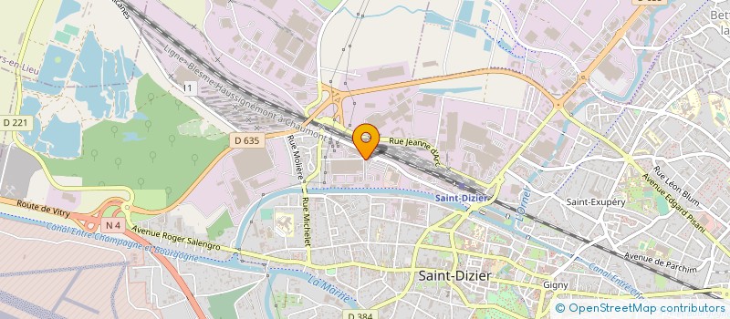localisation de l'entreprise SOFIROC à BETTANCOURT-LA-FERREE