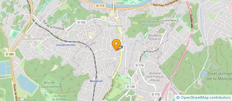 localisation de l'entreprise SOFIRST-STEP  BOUGIVAL