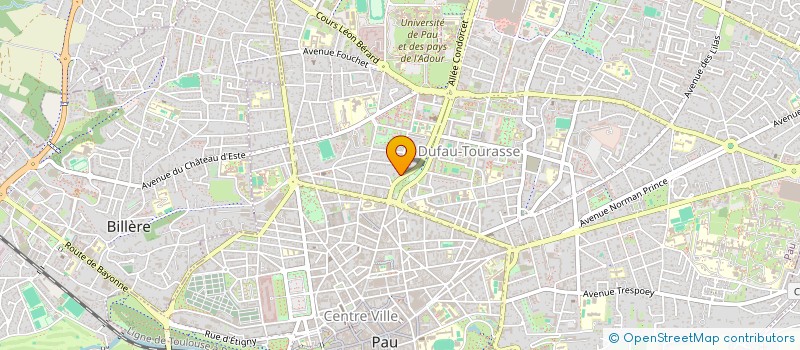 localisation de l'entreprise SOFIS à PAU