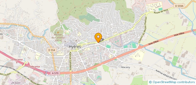 localisation de l'entreprise SOFISA  HYERES