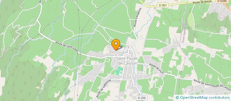 localisation de l'entreprise SOFISA à SAINT-PAULET-DE-CAISSON
