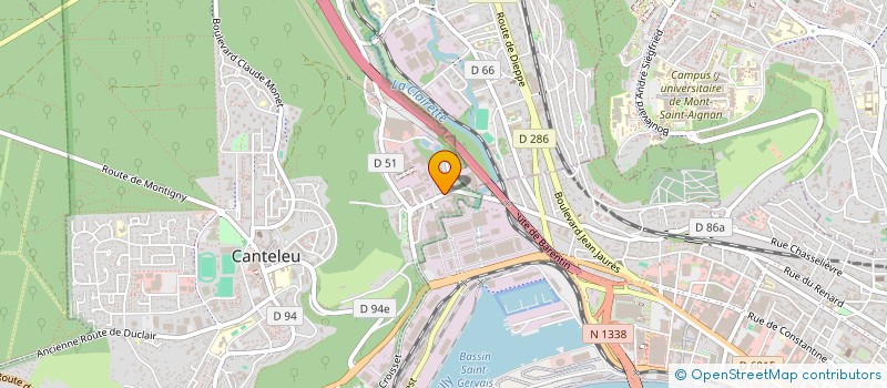 localisation de l'entreprise SOFISA  DUCLAIR