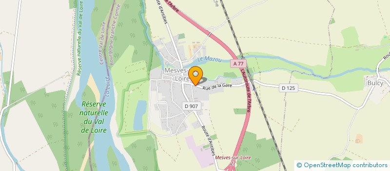localisation de l'entreprise SOFISE à MESVES-SUR-LOIRE