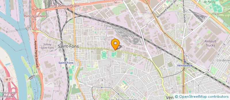 localisation de l'entreprise SOFISE SOLUTIONS FILTRATION SERVICES à VENISSIEUX