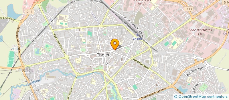 localisation de l'entreprise SOFISEV à CHOLET