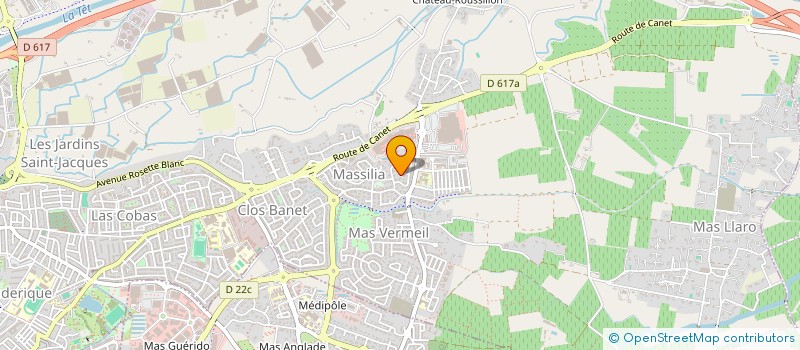 localisation de l'entreprise SOFISOL  PERPIGNAN