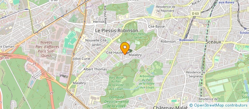localisation de l'entreprise SOFISOLIT à LE PLESSIS-ROBINSON