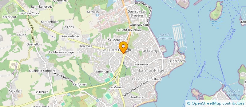 localisation de l'entreprise SOFIT  LARMOR-PLAGE