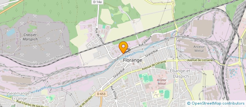 localisation de l'entreprise SOFITEX  FLORANGE