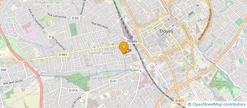 localisation de l'entreprise SOFITREM à TROYES