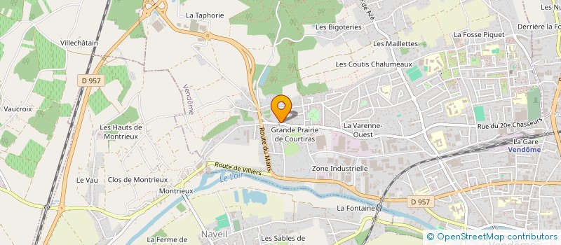 localisation de l'entreprise SOFIV à VENDOME