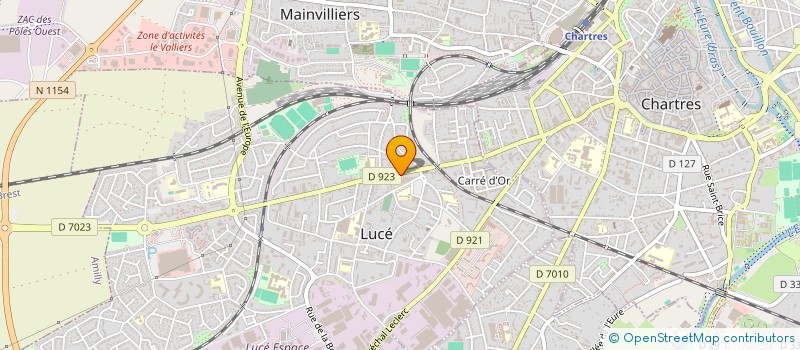 localisation de l'entreprise SOFIVER à LUCE