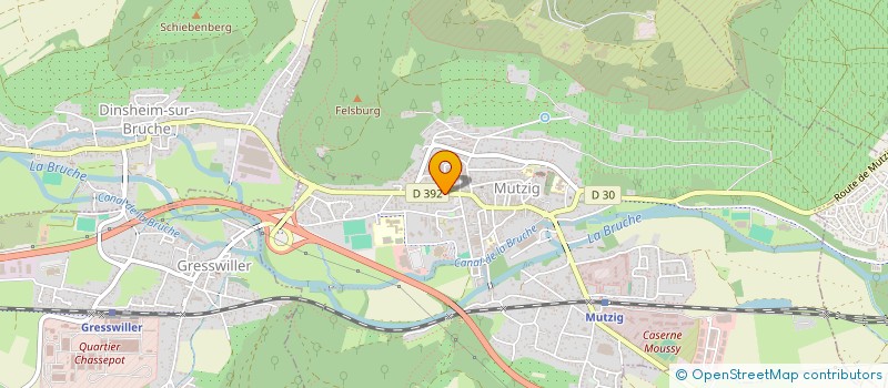 localisation de l'entreprise SOFIVIB  MUTZIG